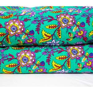 Tela de Algodón Estampada Floral de la Mejor Calidad, Proveedor Indio, Venta al por Mayor, Compre a Precio de Mayoreo en Pedidos al por Mayor - Product Image 6