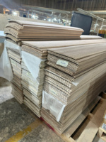 Paneles de tambor de madera maciza flexibles, hojas de madera decorativas para exteriores, revestimiento de paredes de armarios, diseño de muebles interiores a prueba de moho