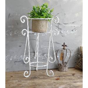 Macetas metálicas con recubrimiento de polvo blanco que brindan excelente soporte estructural, permitiendo que plantas y árboles más grandes crezcan de forma segura. - Product Image 3