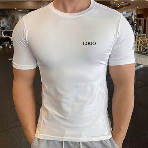เสื้อยืดคอกลมแขนสั้นสีเขียวมะกอกสำหรับผู้ชาย ทรงเข้ารูป ระบายอากาศได้ดี ซับเหงื่อ ผลิตจากผ้าฝ้าย 100% เหมาะสำหรับทีมกีฬา สามารถสั่งทำได้ - Product Image 3