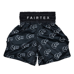 Shorts de MMA Fairtex Rouge Unisexe Adulte Coupe Classique Logo Imprimé par Transfert Thermique Extensible Respirant Léger - Product Image 1