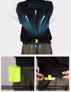 Gongtian F118 Mini Cyclone <b>Neck</b>/Waist Hanging <b>Fan</b> - Product Image 4