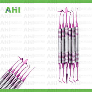 Kit de 6 Piezas de Cinceles Dentales de Acero Inoxidable de Alta Calidad con Certificación CE Clase I AHI para Cirugía Oral, Uso Manual, Garantía de 3 Años - Product Image 3