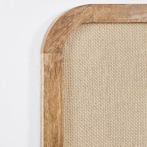 Cabecero Vandana Flux Falcon en madera de mango, MDF y yute Abrams - Product Image 5