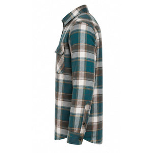 Chemise en flanelle rayée classique pour homme, coupe ajustée, décontractée et professionnelle, manches longues, 100% coton, disponible en grandes tailles 8XL 7XL 6XL - Product Image 4