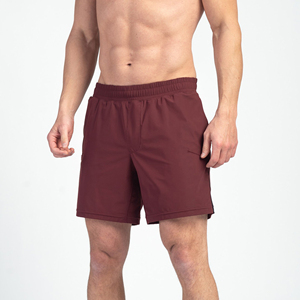 Men's <b>Canvas</b> Casual Mid Waist Running Beach Shorts Breathable Quick Dry Front Logo Gym Pockets Drawstring Closure Striped - Product Image 5