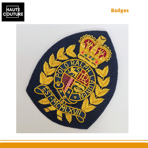 ตราปักมือลายใบไม้พร้อมมงกุฎ ขนาด 8 x 10 ซม. งานแฮนด์เมดขายดีที่สุด เหมาะสำหรับติดเสื้อแจ็คเก็ตและเสื้อเบลเซอร์ - Product Image 3