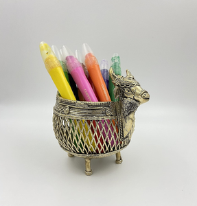 ที่ใส่ปากกาทองเหลือง/สีแบบมีที่ใส่ปากกาทรงวัวที่ทันสมัยสำหรับการขาย - Product Image 6