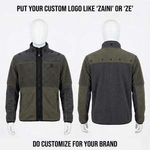 Chaqueta de Running para Hombre, Manga Larga, 240g GSM, Transpirable, Impermeable, Reflectante, Forro Polar, ODM, Impresión Personalizada en Relieve, Cierre Completo - Product Image 1