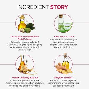 Sérum visage anti-âge à l'aloe vera, au ginseng, au gingembre et à l'extrait de prune de Kakadu, sérum raffermissant pour le soin de la peau, en vrac, OEM ODM - Product Image 6