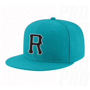 Casquette Snapback Ajustable Noire et Blanche Brodée Personnalisée avec Logo Premium – Casquette de Baseball pour Équipe Sportive et Streetwear - Product Image 4
