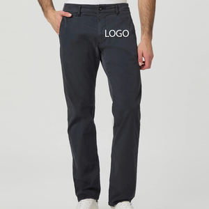 Pantalon respirant pour homme 2026 – Jean en coton coupe confortable, style décontracté streetwear, jambe droite, fermeture boutonnée avec passants pour ceinture - Product Image 1