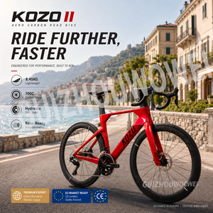<span class=keywords><strong>Bicicleta</strong></span> de Carretera KOZO II Endurance, Cuadro de Carbono T800, Ruedas Wheeltop 2x12, Neumáticos Goodyear 700x28C, Frenos de Disco Hidráulicos, Llanta de 50mm - Product Image 3