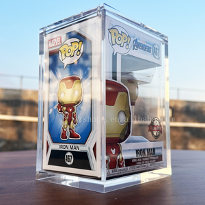SHP bán buôn tùy chỉnh Acrylic Funko POP bảo vệ ngăn xếp đồ chơi con số Marvel hiển thị từ trường hợp Funko POP ORIGINALES trường hợp khó khăn - Product Image 3