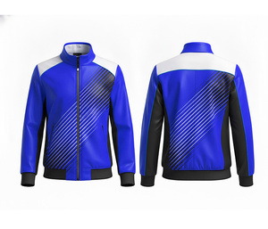 Chaqueta Deportiva con Cierre Completo y Logotipo Personalizado, Ropa para Correr y Hacer Ejercicio, Cálida, Transpirable y de Secado Rápido |   Tallas Hombre Mujer Juvenil - Product Image 2