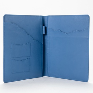 Cubierta de libro de cuero de vaca genuino unisex Cierre abierto y diseño de retazos Cubiertas de libros elegantes y duraderas - Product Image 5