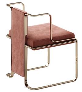 Sillón Otomano de Estilo Moderno con Respaldo, Tapizado en Verde Suave, para Sala de Estar, Pasillo, Uso Decorativo - Product Image 4