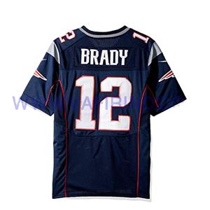 Maillot de football américain sur mesure à manches courtes imprimé avec un design personnalisé pour l'équipe, tissu extensible de haute qualité - Product Image 1