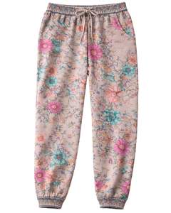 Conjunto de Sudadera con Capucha y Pantalones Deportivos para Mujer, Estampado Floral Beige, Sudadera con Capucha de Felpa Suave y Pantalones con Cintura Elástica, Ropa Casual Nueva - Product Image 2