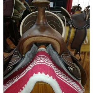 Selle d'équitation classique tout usage en cuir de qualité supérieure, selle équestre personnalisée OEM, style western, fournisseur en gros - Product Image 5