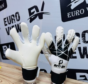 AIM Latex <b>Football</b> Goalkeeper Gloves Finger Protection Non-Slip Palm Adjustable Wrist Strap Hook Loop Closure for Training - Product Image 5