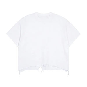 Camiseta de Hombre de Manga Corta, Estilo Retro Urbano, de Algodón Puro de Alta Calidad, con Aspecto Desgastado - Product Image 1