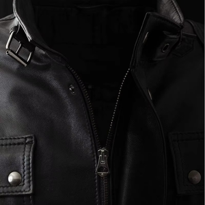 Nouvelles vestes en cuir pour hommes, style décontracté, hiver, motard, design de créateur, veste de mode pour l'extérieur, cuir de qualité supérieure - Product Image 3
