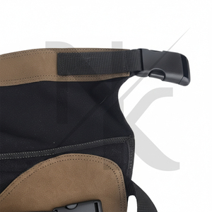 Nuevo delantal de cuero genuino de primera calidad, moderno y de lujo, para herrador, duradero, con 4 bolsillos para cuchillos, para uso médico, quirúrgico y en el cuidado de animales. - Product Image 3