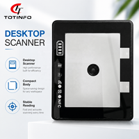TOTINFO DCS20 OEM Escáner de Código de Barras 2D de Montaje Fijo para Escritorio, USB TTL RS232 RS485 Wiegand, Lector de Códigos QR Manos Libres, CE, en Stock