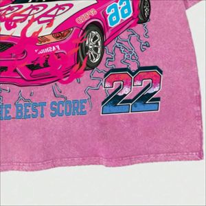 Premium Terry 100% Cotton <b>Acid</b> Washed Oversized <b>Drop</b> Shoulder Eco-Friendly Breathable Street Fashion Casual Mens Tee - Product Image 4