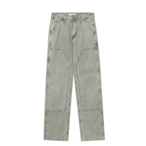 <b>Jean</b> Pant Straight Fit Cotton <b>Jean</b> Pant For Comfortable Routine Wear With <b>Soft</b> Feel Washed Men's Pants - Product Image 1