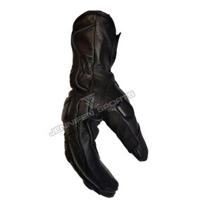 Gants de moto en cuir pour homme, courts, pour la course, compatibles écran tactile, pour motocross et cross-country - Product Image 2