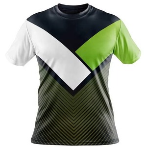 Camisetas de sublimación para mujer, duraderas, antibacterianas, transpirables, resistentes al encogimiento, de alta demanda y a la moda. - Product Image 1