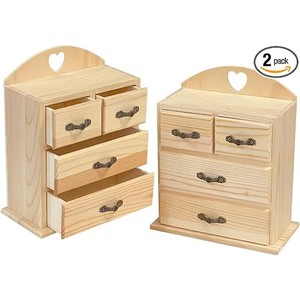 Aqdus Saleem Pine Wood Prayer Bead Box | Modern Rectangular Handcrafted Wooden Storage Boxes for Living Room Moradabad Wholesale - Product Image 1