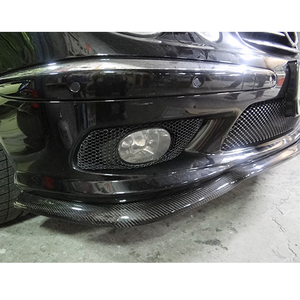 Nouvelle lèvre de pare-chocs avant en fibre de carbone style CS, à visser, pour rétrofit/amélioration, compatible Mercedes-Benz W211 E63 AMG Berline 2006-2009 - Product Image 4
