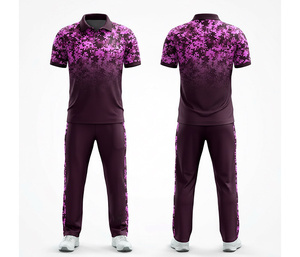High Performance <b>Cricket</b> Uniform with Moisture Wicking Fabric | Men Women Youth <b>Cricket</b> Wears Polo Shirt and Trouser Full Team - Product Image 4