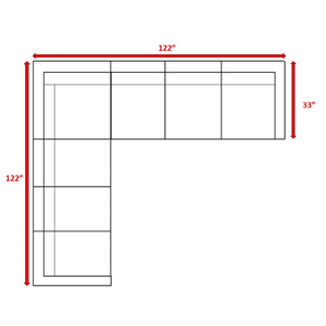 Muebles de Patio de Mimbre para Exteriores, Completamente Ensamblados, de 122 cm de Ancho, con Cojines Cómodos - Product Image 5
