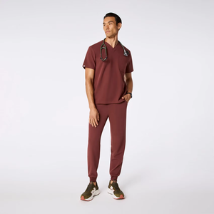 Uniformes Médicos Personalizados de Alta Calidad para Hombres, Ropa de Trabajo para Enfermeros, Pantalones Deportivos Personalizados con Diseño Moderno para Doctores - Product Image 6