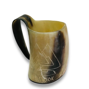 Elegantes tazas de cuerno de buey hechas a mano, ecológicas, de alta calidad, personalizadas, para beber cerveza. - Product Image 2