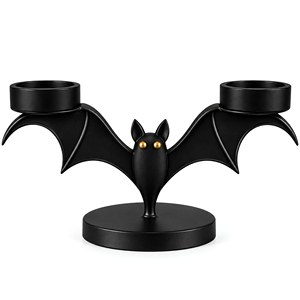 Porte-bougie décoratif en métal, support de bougie gothique, décoration d'intérieur pour Halloween, centre de table - Product Image 1