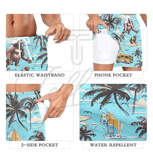 Shorts de plage pour hommes en gros, décontractés, pour l'été, en vente en ligne - Product Image 6