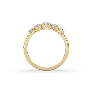 Anillo de Compromiso Solitario de Lujo Ligero en Oro Sólido de 14K con Diamante Ovalado Brillante de 1.35 Quilates Creado en Laboratorio, Certificado por IGI - Product Image 6