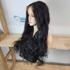 Front <b>Wigs</b> for Women HD 13x4 Lace Front <b>Wig</b> with Baby Hair Glueless Pre Plucked 24 Inch Long Layered Wavy <b>Wig</b> with Natural Hair - Product Image 3