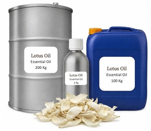 Huile essentielle de fleur de lotus blanche Nelumbo Nucifera, huile parfumée botanique naturelle - Product Image 2