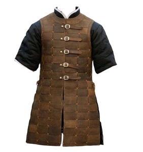 Armadura de Caballero Vikingo Hecha a Mano, Armadura de Pecho Medieval de Cuero Ajustable, Armadura Renacentista para Cosplay, Eventos de Halloween - Product Image 1