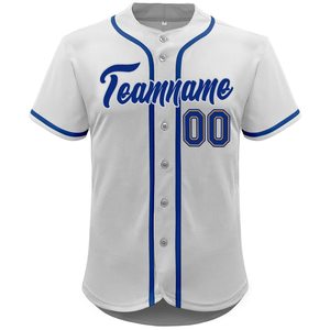 Maillot de baseball de compétition en maille technique, design contrasté, personnalisation sportive, respirant, impression DTF - Product Image 5