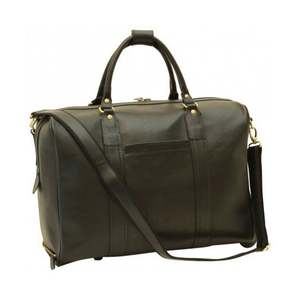 Sac de voyage en cuir véritable 48 heures, style vintage, sac de week-end, grande capacité 36-55L, fermeture éclair, multi-usages, pour hommes et femmes - Product Image 4