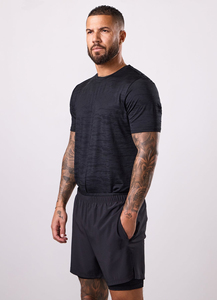 Camiseta Oversize Personalizada al por Mayor, 260 g/m², Cuello Redondo, Negra Lisa, para Hombre - Product Image 5