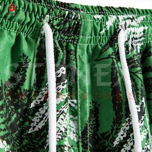 Men's Premium Quality Customized Sublimation <b>Shorts</b> Breathable Polyester Fabric Quick <b>Dry</b> Mid Design with Drawstring Closure - Product Image 2