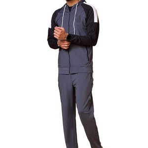 Custom <b>Men</b> Sports Tracksuit Breathable Full Zip Jacket Jogger <b>Pants</b> <b>Running</b> Training Workout Fitness Activewear OEM ODM Factory - Product Image 2